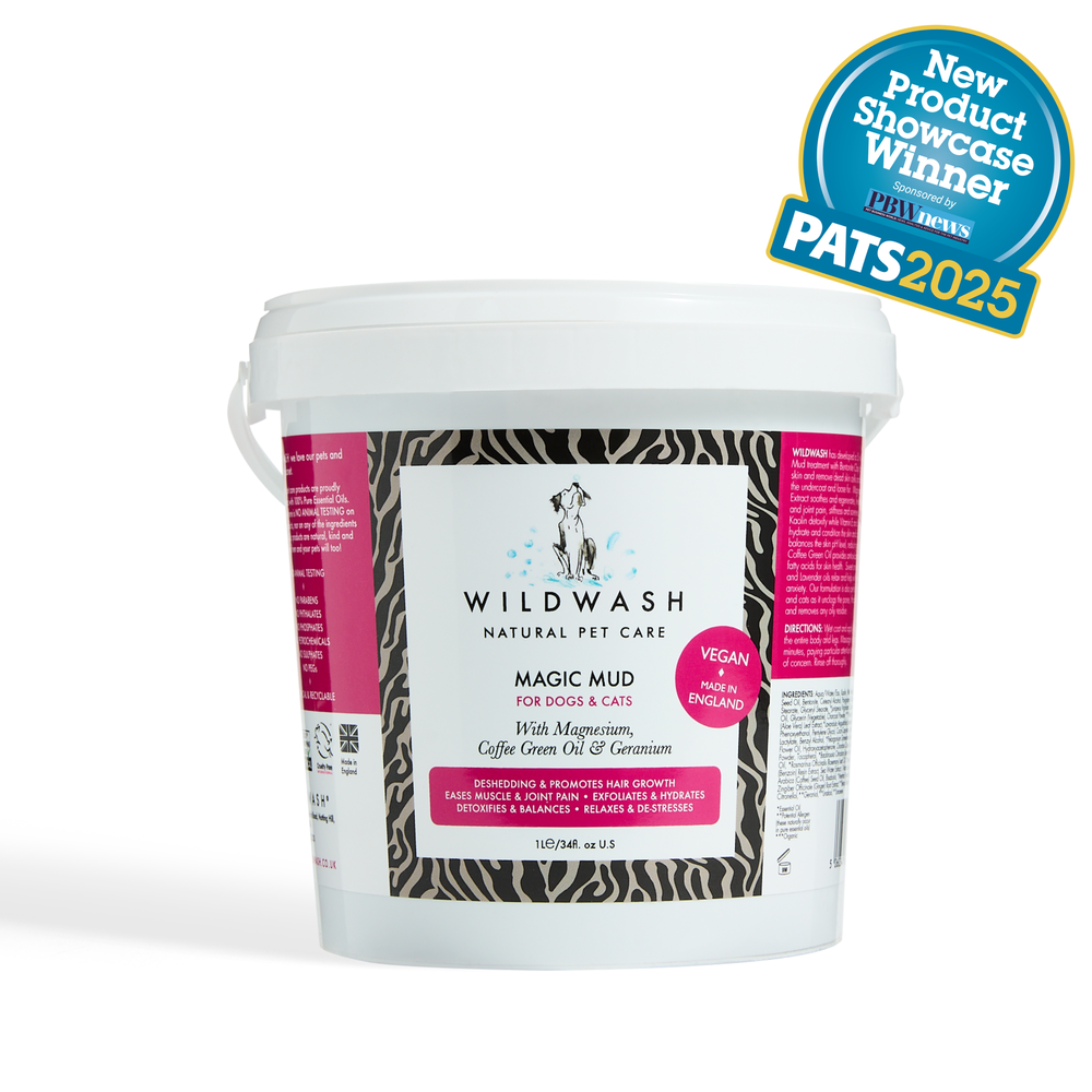 WildWash 5-in-1 Magic Mud for Dogs and Cats